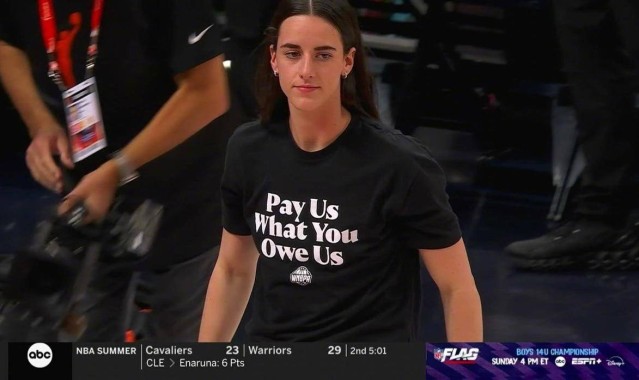 WNBA全明星 众球员身着“还钱”T恤表达抗议