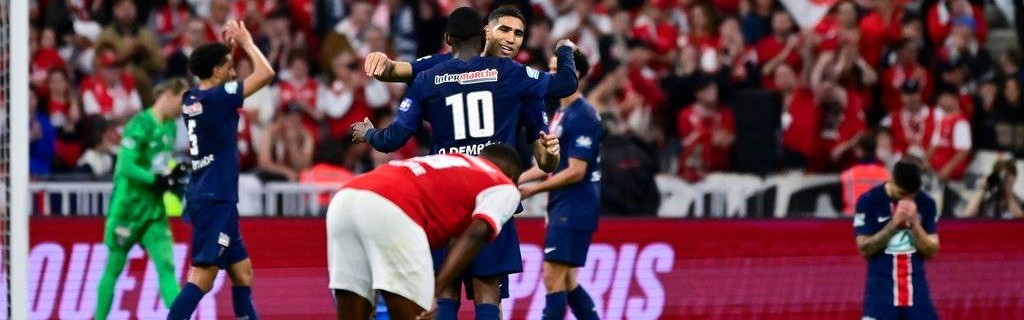 只剩欧冠！巴尔科拉2射1传 巴黎3-0兰斯成功卫冕法国杯