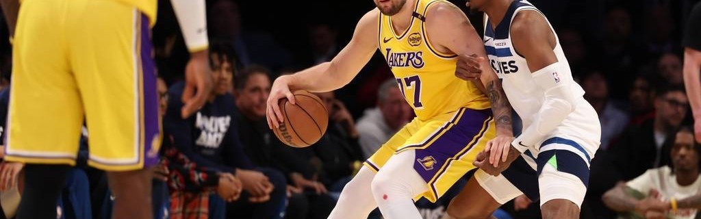 东契奇准三双老詹21+11 湖人轻取森林狼总分1-1