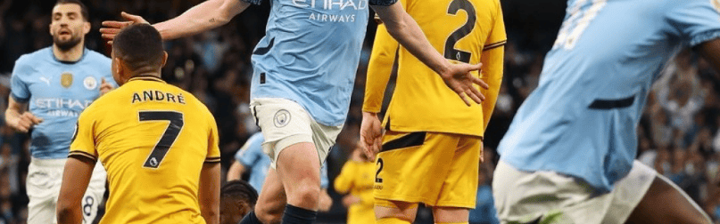 曼城1-0狼队，德布劳内轰入制胜球！他会成为梅西的迈阿密帮手吗