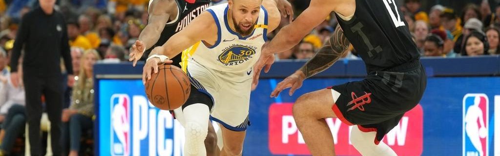 库里36+9+7巴特勒伤停 勇士逆转火箭总分2-1